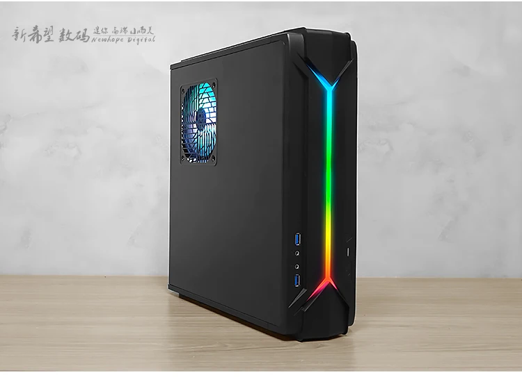 SilverStone Little Raven RVZ03 Mini ITX чехол RGB управление Поддержка длинная видеокарта/блок питания ATX