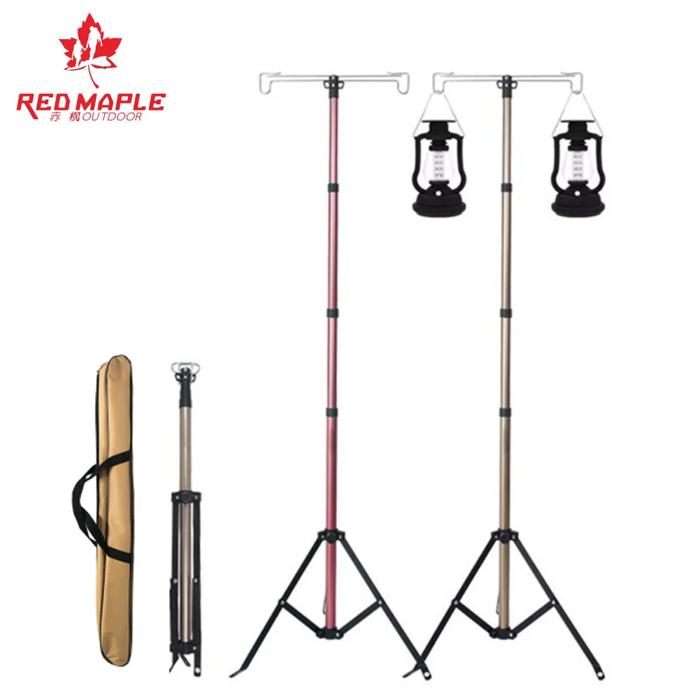 

Export South Korea Rough Strengthen 4-Section Telescopic Ultra-Light Portable Outdoor Camping Holder Lamp Bracket Hanging Tripod