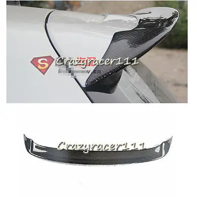 Задний спойлер на крыло крышу для губ подходит VW Golf 6 MK6 VI GTI & R20 Углеволокно 2010 2013