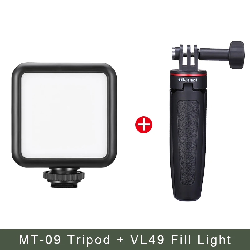 Estable ulanzi mt09 Desktop trípode desmontable selfie Stick para GoPro 8 7 6 5 