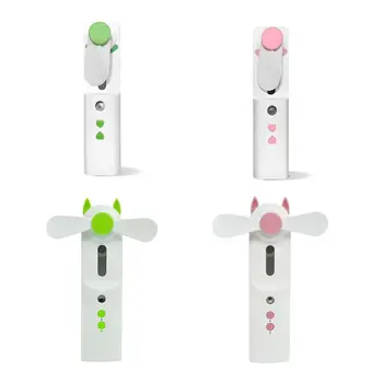 

Mini Handheld USB Charging Fan Air Humidifier Moisturizer Water Spray Mist Fan