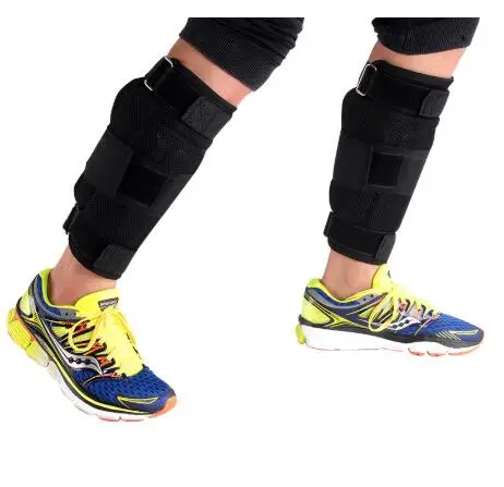 Новая регулируемая поддержка веса лодыжки защита для колена утолщение ног прочность тренировка защита от удара тренажерный зал снаряжение для фитнеса 1-6 кг только ремень - Цвет: Ankle weight