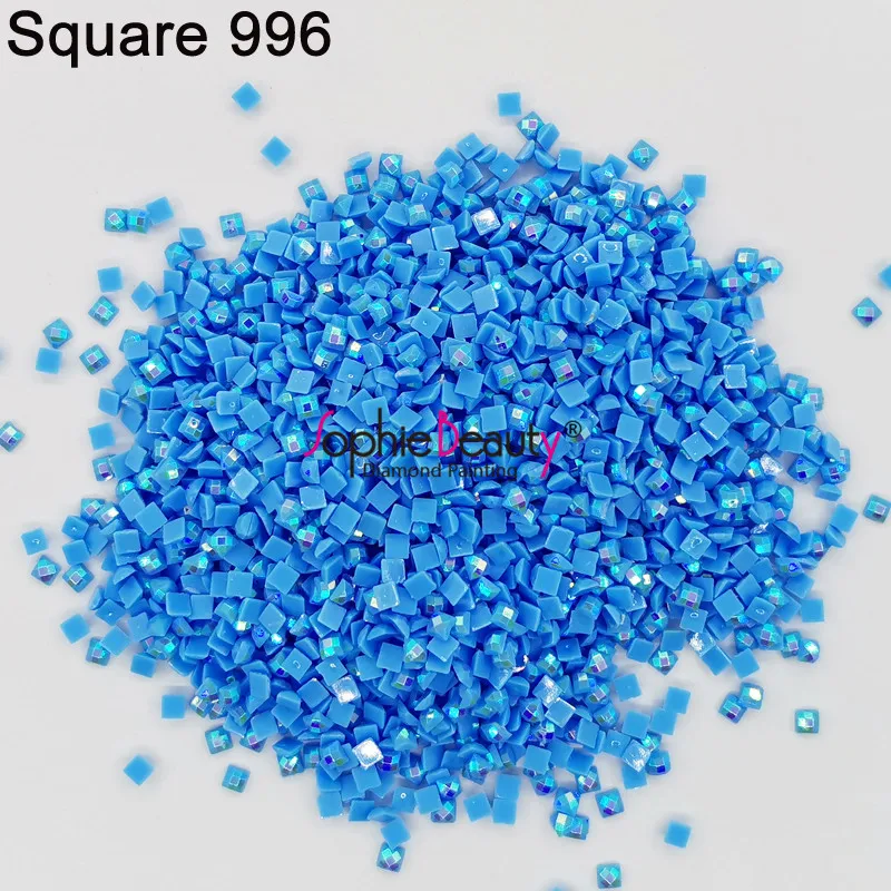 AB Stone 2.5mm Colorful Square Drills Diamond Painting Embroidery Rhinestone Mosaic diamond painting,diamond painting accessories,embroidery rhinestones