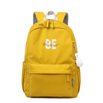 

2019 New women Backpack Solid Color College Wind Large Capacity Bag Fashion Casual Outdoor Travel Backpacks Women Mochilas