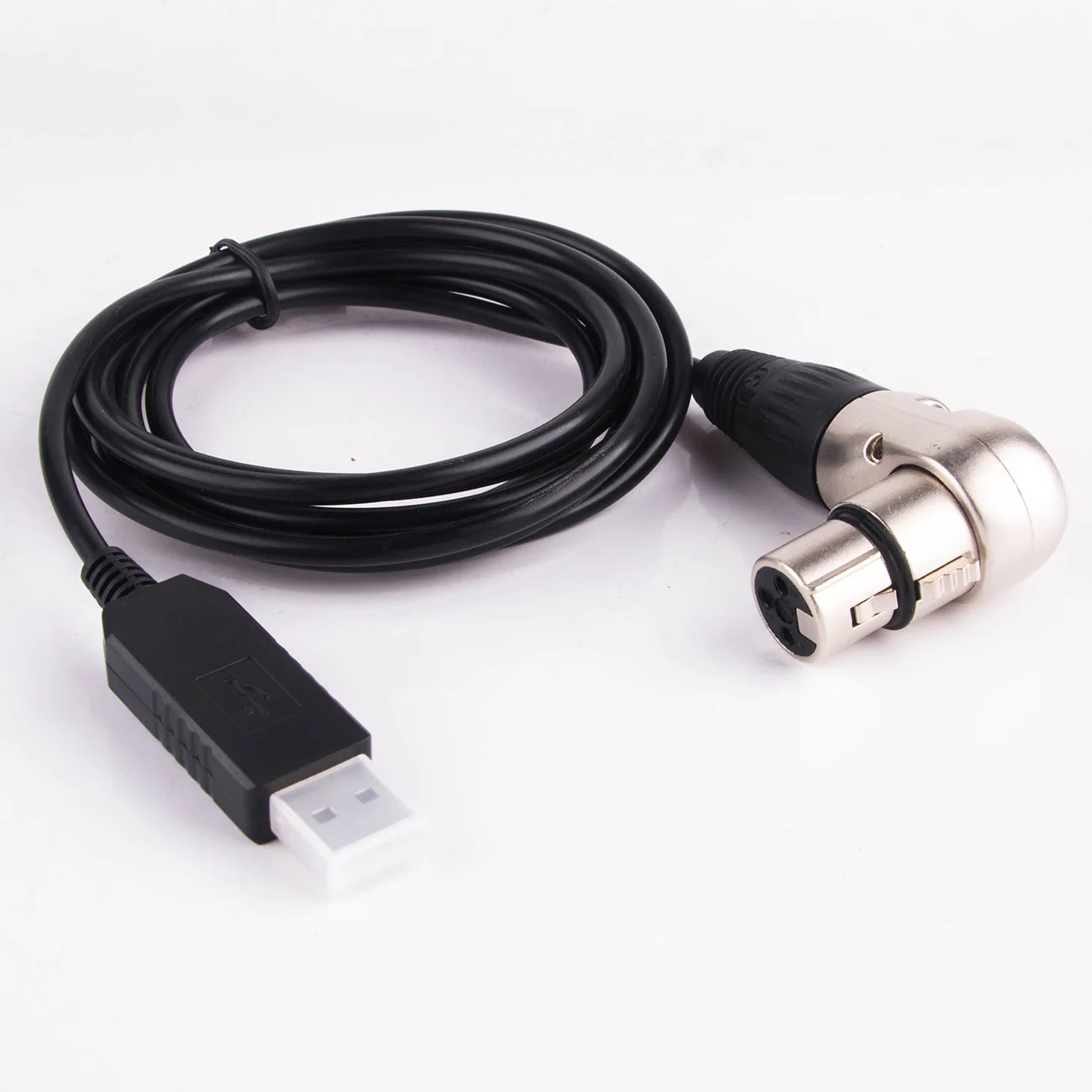 Usb ao Adaptador de Interface Dmx512 Dmx512 Controlador de Iluminação de Palco do Computador Dimmer Usb Led Interface Dmx512 com cd Cabos de computador e conectores - Imagem 2