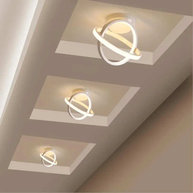 Modern led ceiling lights living room bedroom airway balcony light entrance hall personality modern ceiling lamp