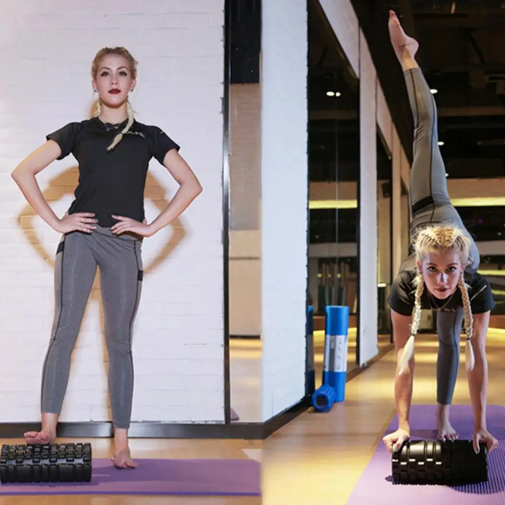 Column Yoga Block Fitness Equipment Pilates Foam Roller Fitness Gym Exercises Muscle Massage Roller Yoga Brick