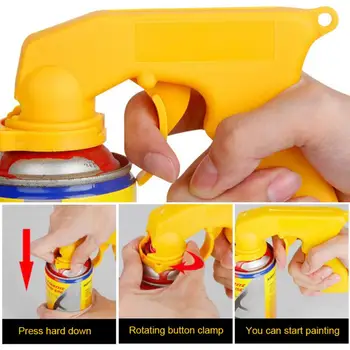

Universal Self-painting Spray Gun Portable Power-assisted Handle Spray Gun Spray Auxiliary Tool Locking Collar Car Maintenance