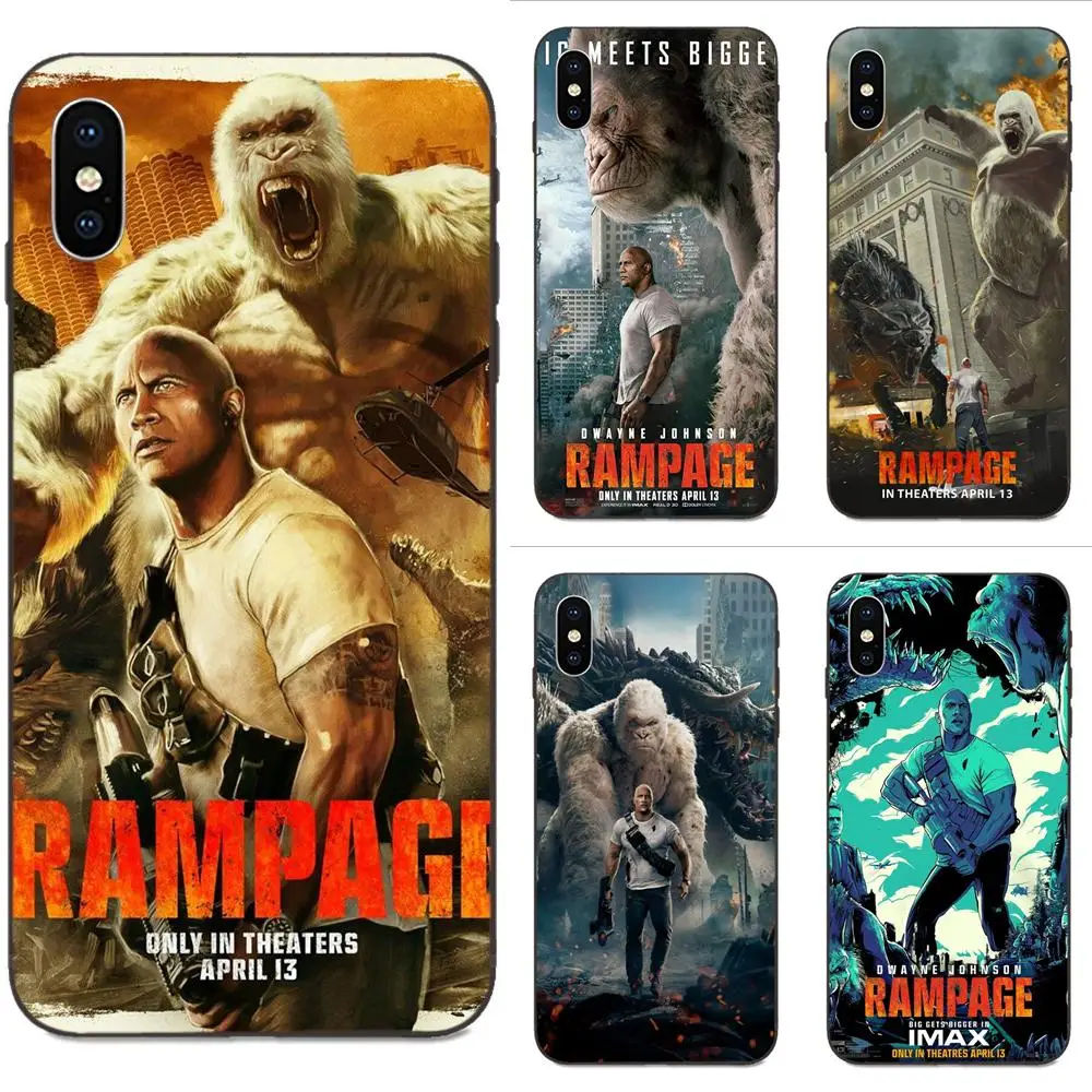 Johnson Rampage 2018 Movie For Huawei nova 2 2S 3i 4 4e 5i Y3 Y5 II Y6 Y7 Y9 Lite Plus Prime Pro 2017 2019 Luxury | Мобильные