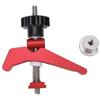 

Pipe Clamp Woodworking Table Slide Slot Track Stopper Aluminum Alloy Carpenter Clamping Tool clamps Hardware Tools