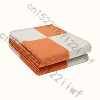 

Plaid H Blanket Throw Cashmere Crochet Soft Wool Scarf Shawl Portable Warm Sofa Bed Fleece Knitted Pink Blanket Pillowcase Brand