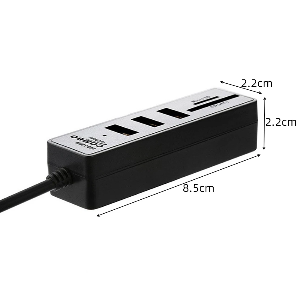 3 usb-хаб 3,0 мульти хаб устройство для чтения карт SD TF для ПК планшет ноутбук аксессуары для ноутбуков 1 шт