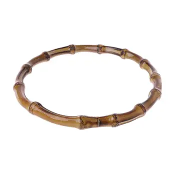 

DIY Round Bamboo Bag Handle Replacement for Purse Making Handbag Shopping Tote