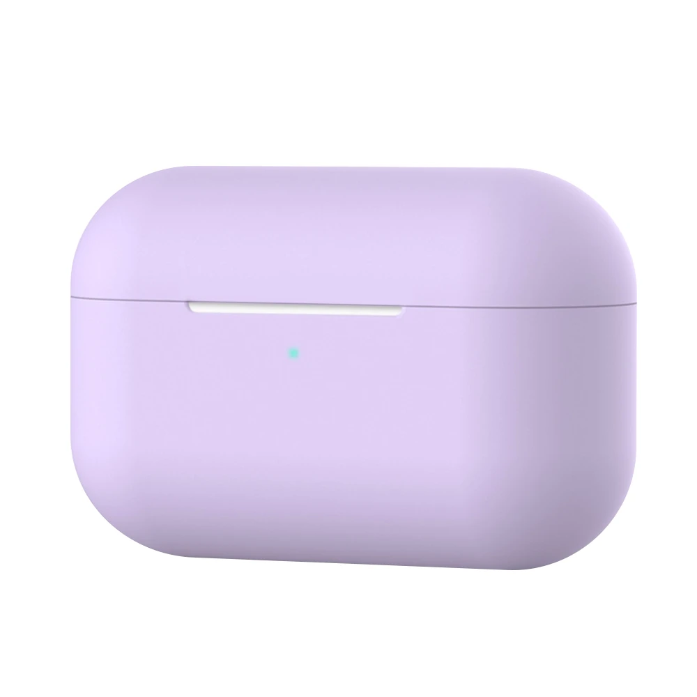 Фиолетовый Для Apple Airpods Pro силиконовый чехол для наушников для Airpods Pro противоударный чехол для Airpods 3 Bluetooth чехол для гарнитуры - Цвет: Фиолетовый