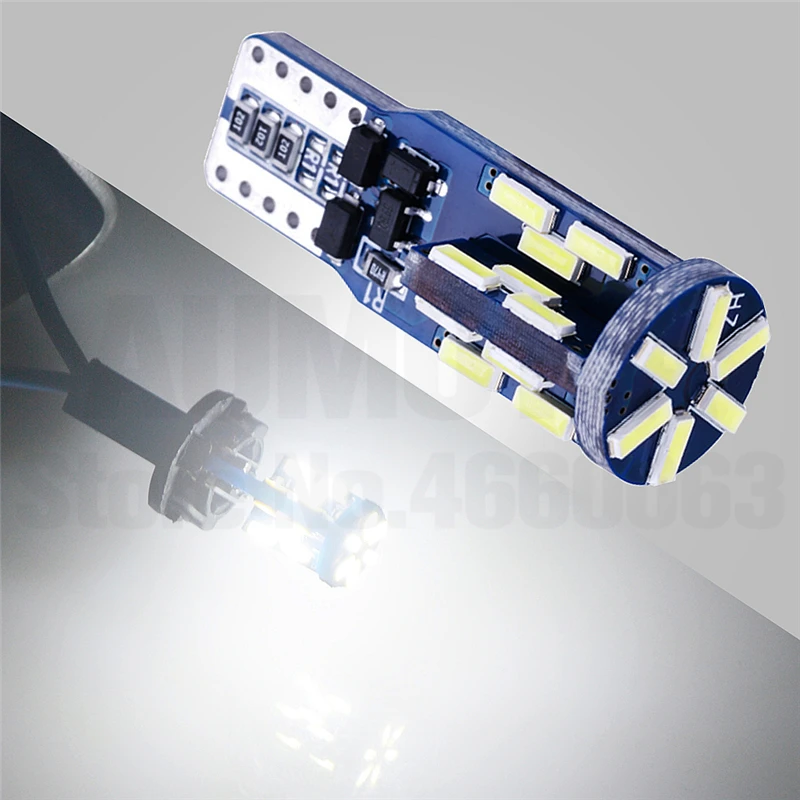 500 шт. Автомобильный светодиодный CANBUS T10 светодиодный 194 168 W5W 30 4014 SMD габаритный фонарь парковки лампы бортовой светильник лампы AC/DC 12V