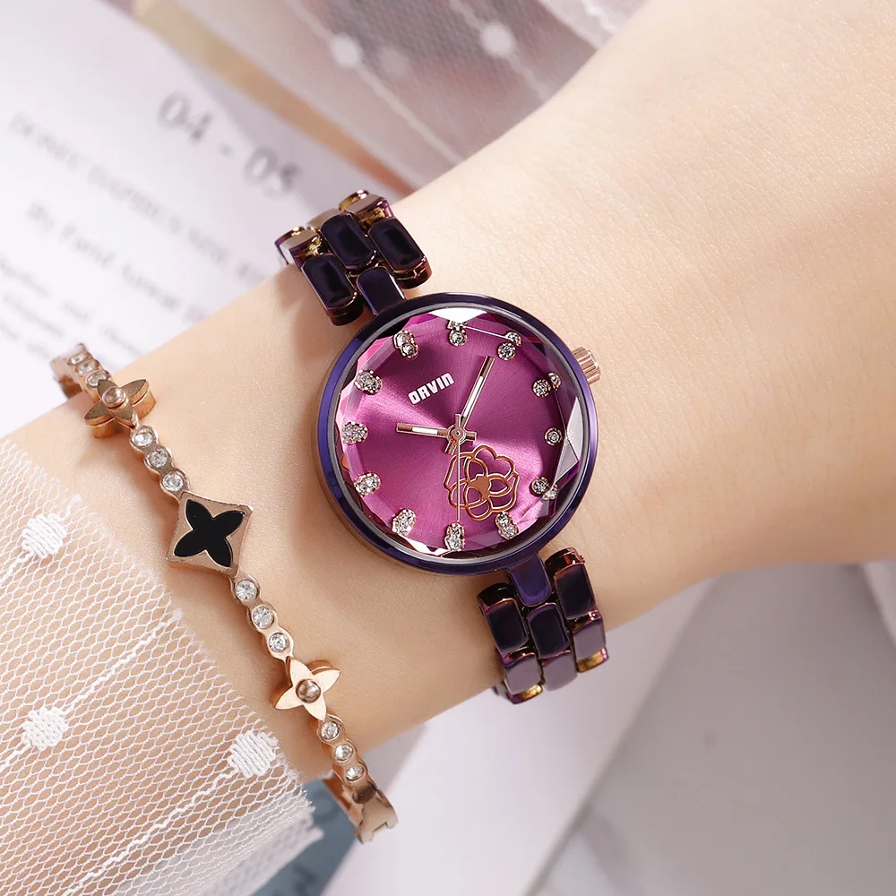 

Drvin Ladies' Watch Star Surface Women's Fashion Top Grade Brand Metal Belt Quartz Bracelet Watch