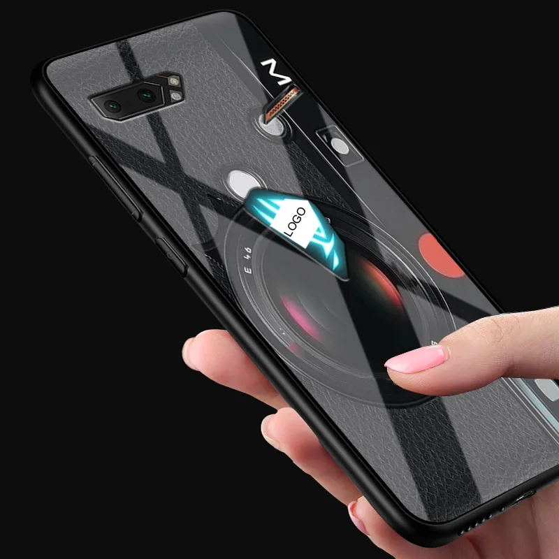 Роскошный Ретро-чехол из закаленного стекла для Asus ROG Phone 2, Защитные чехлы для Asus ROG Phone II ROG Phone 2, чехол