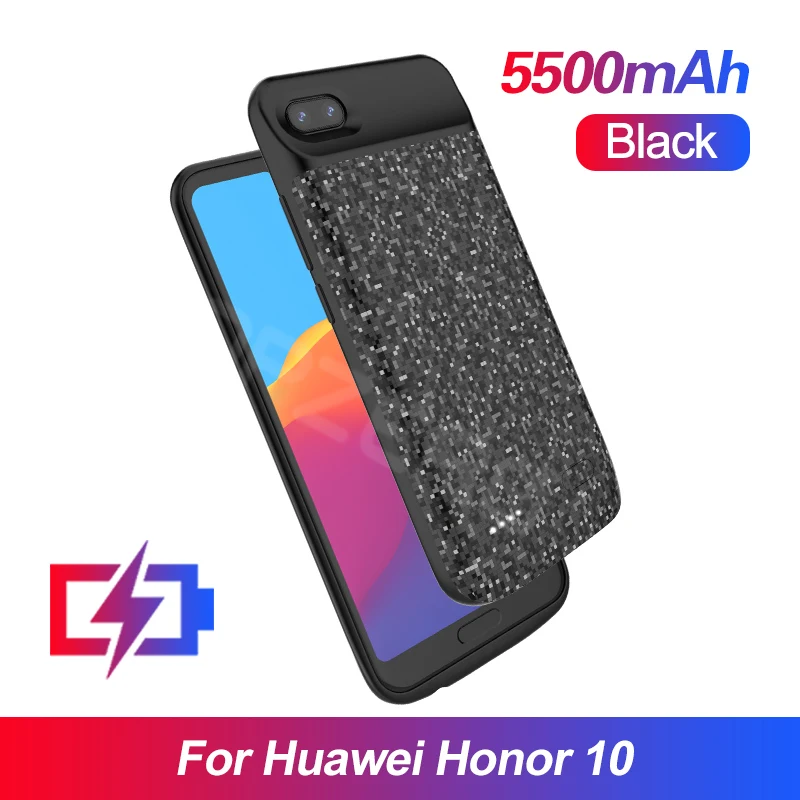 For Honor 10 Чехол-аккумулятор для huawei Honor 8 8X 9X Pro 10, чехол для беспроводного зарядного устройства 4700 мАч для huawei mate 20 Pro Nova 3i 4e, чехол-накладка s - Цвет: For Honor 10