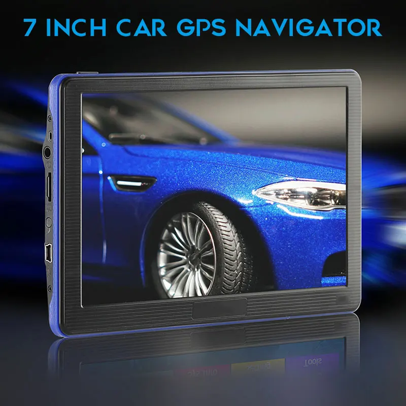 Практичное навигатор HD gps 256 МБ+ 8G 7 дюймов изображение идентификации fm-выбросов автомобиля gps навигации прочного АБС-пластика с gps навигатор Системы