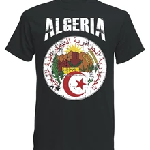 Gran oferta de la nueva camiseta de Algerien de la moda del verano camiseta retro de fútbol de los hombres de Algerien para los hombres
