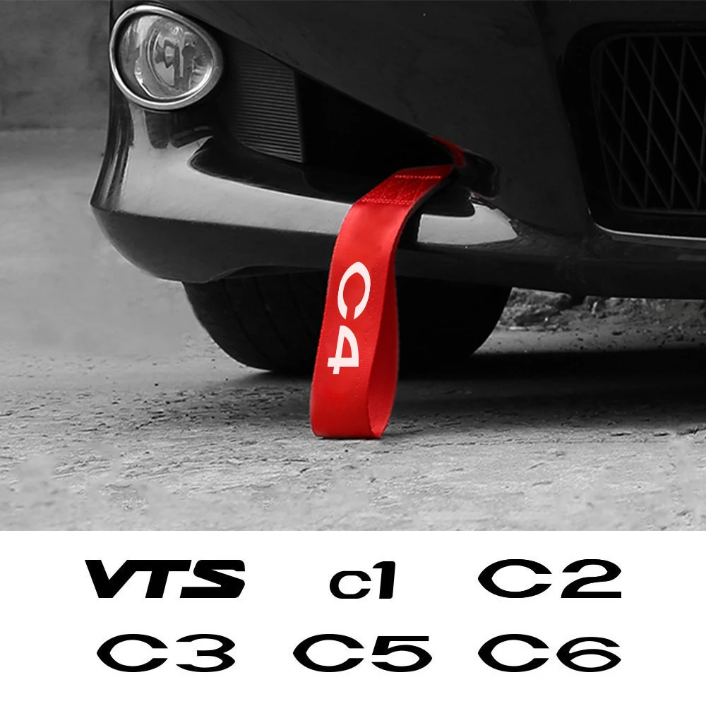 Car Tow Rope Trailer Racing Strap Belt For Citroen C4 C3 C5 C6 C1 Jumpy VTS Picasso Berlingo C2 C-CROSSER NEMO Auto Accessories car tow strap