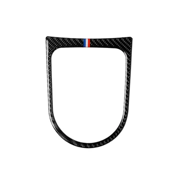 

Carbon fiber Black Gear Shift Trim Cover For Ford Mustang 2015-2018 Replacement Accessories Car Useful