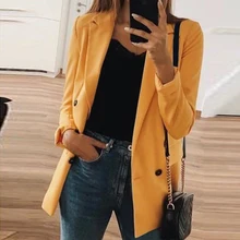*#Best Price MoneRiff Female Suit New Coat Female Fashion Solid Color Cardigan In The Long Section Of The Suit Jacket Female *#Best Price MoneRiff Female Suit New Coat Female Fashion Solid Color Cardigan In The Long Section Of The Suit Jacket Female