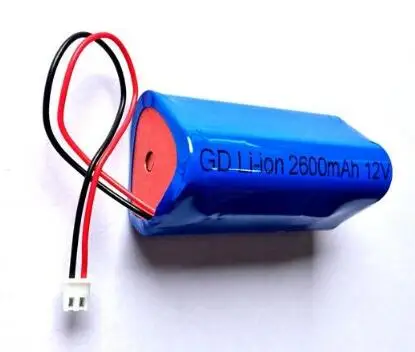 free ship 11.1v 18650 2600mah li-ion 18650-3S battery pack 12V lithium monitor loud speaker | Электроника