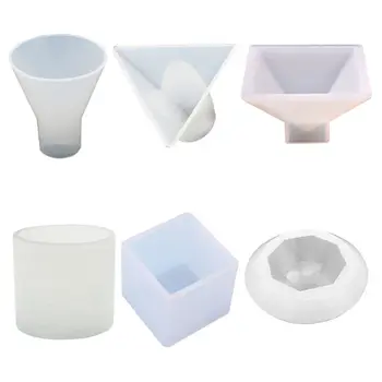 

Crystal Epoxy Mold Pyramid Silicone Mould DIY Handmade Decoration Crafts Making Dried Flower Resin Decorative DIY Hand Crafts