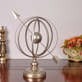 

Modern home atmosphere iron art earth creative resin crafts