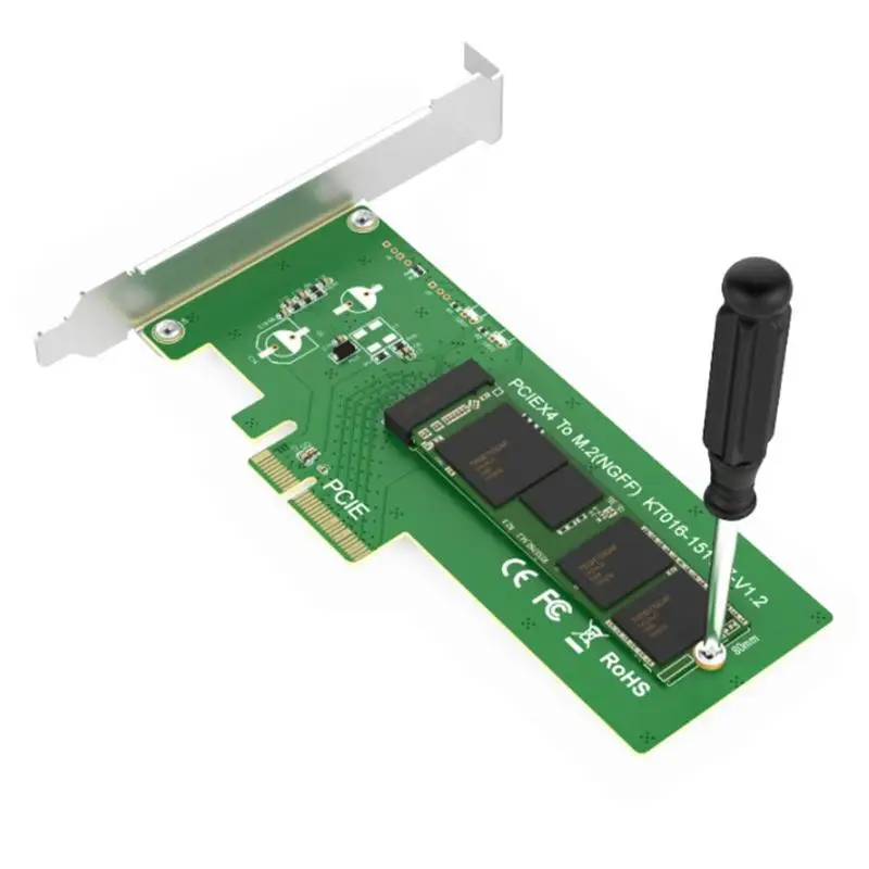 MAIWO KT016 PCI-E X4 для M.2 адаптер NGFF карточка SSD конвертер для 2242 2260 2280 твердотельный накопитель