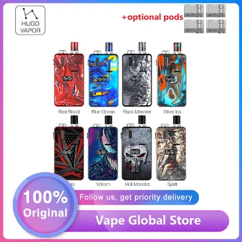 

Original Hugo Vapor Kylin Pod Kit with 1000mAh Battery & 3ml Pod Max 30W Output Pod system Kit e Cigarette vs pal 2 / Vinci X