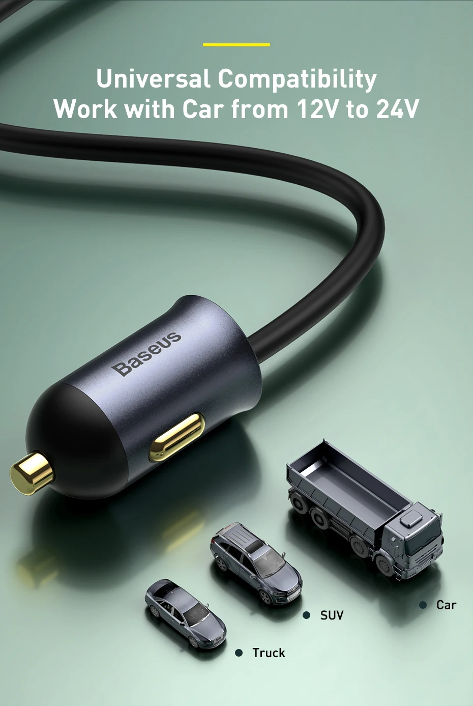 Baseus chargeur multiport rapide 120W PPS pour voiture-18