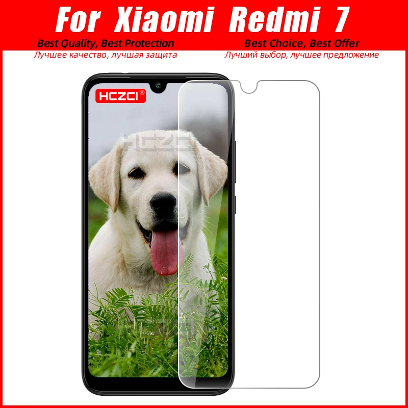 Redmi 7 Tempered glass for Xiaomi Screen protector HCZCI High quality Protective film | Мобильные телефоны и аксессуары