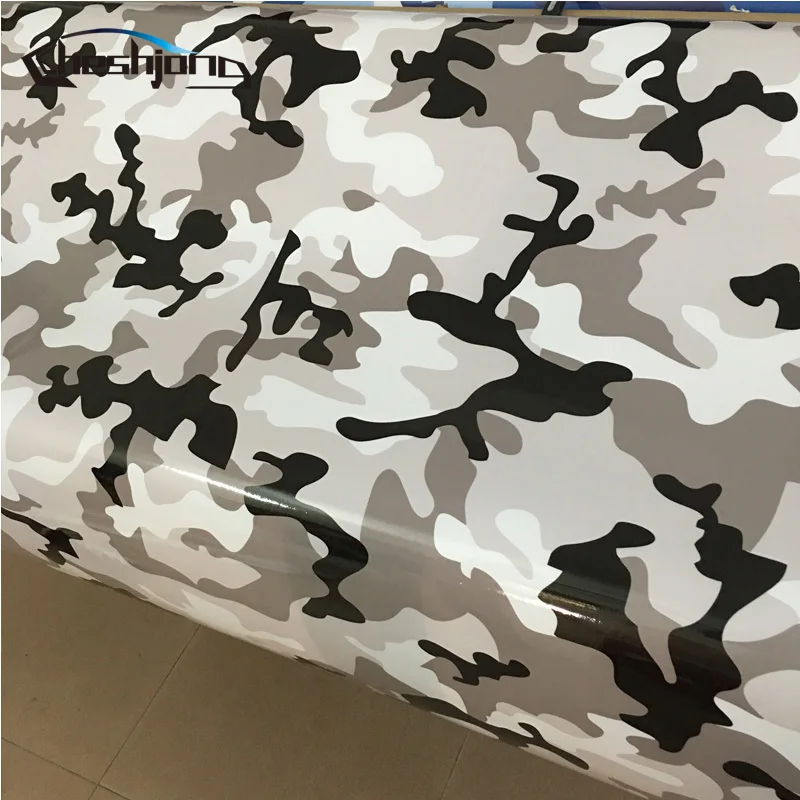 Glossy-Black-White-Snow-Camouflage-Vinyl-Car-Film-03