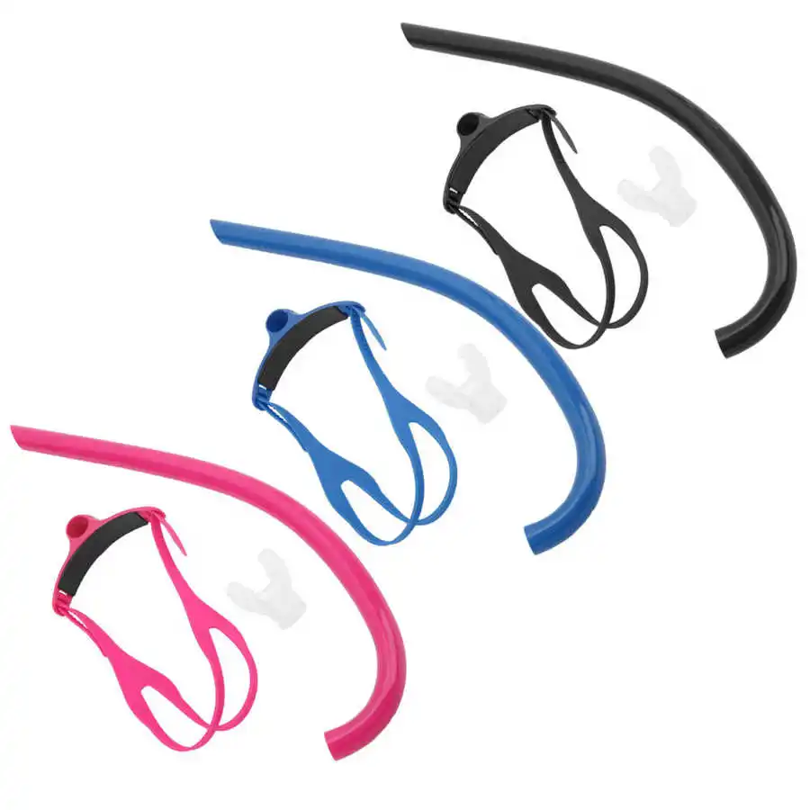 Description Picture 4 of itemProfessional Swimming Diving Breathing Tube Snorkeling Silicone Snorkels Sea Pool Diving Front Breathing Tube with Mouthpiece