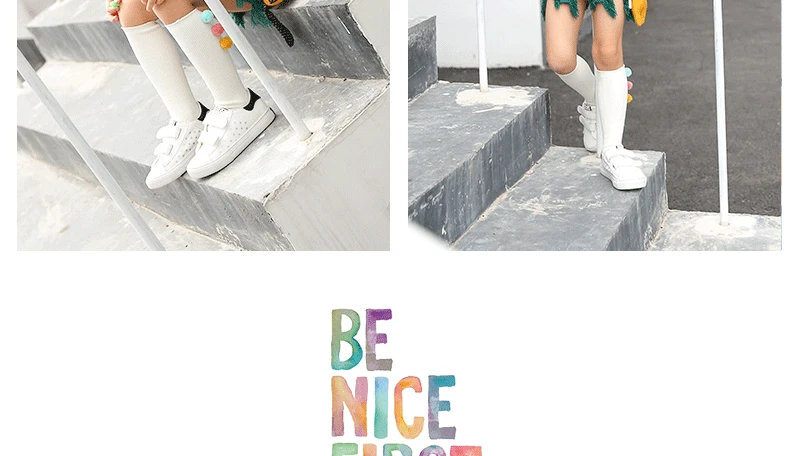 Boxdream Korean-style Spring New Style Tube Children's Socks Combed Cotton CHILDREN'S Socks Three-Color Furry Ball Girls Bunchin