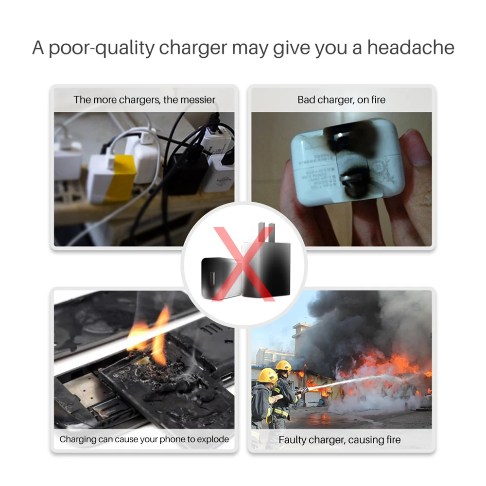 Зарядное устройство usb Multi Desktop Quick Charge 3,0 станция для зарядки с usb док-станция для Светодиодный Дисплей Смарт Тип usb C 8 Порты Зарядное устройство концентратор