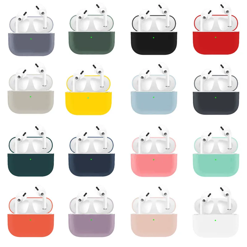 

Soft Silicone Case For Airpods Pro Case GEL Thin Cover For Apple Airpod 3 Wireless Earphone Funda For Airpods3