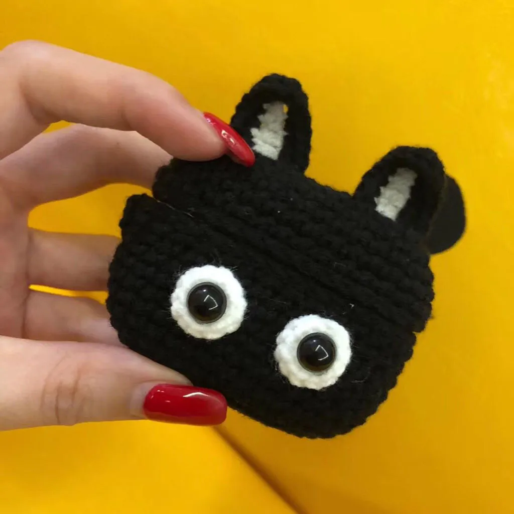 For AirPods Pro 2019 Case Knitted Lovely plush Anti-lost Protective Skin Cover For Air-Pods 3 Airpods Accessories 2019 1104#C