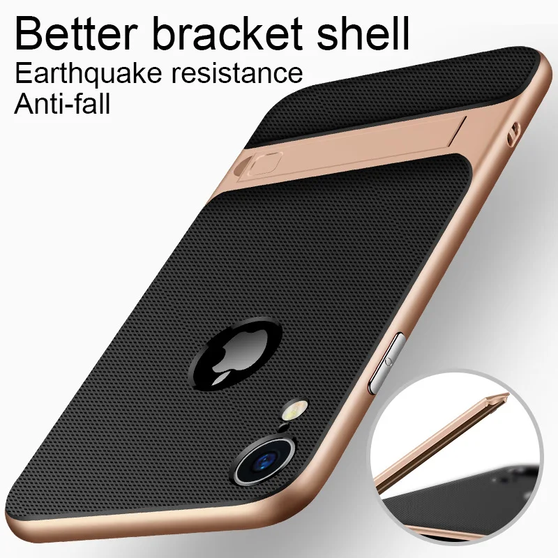 Модный противоударный бампер прозрачный силиконовый чехол для iPhone X XS XR XS Max 8 7 6 6S Plus Прозрачная защитная задняя крышка