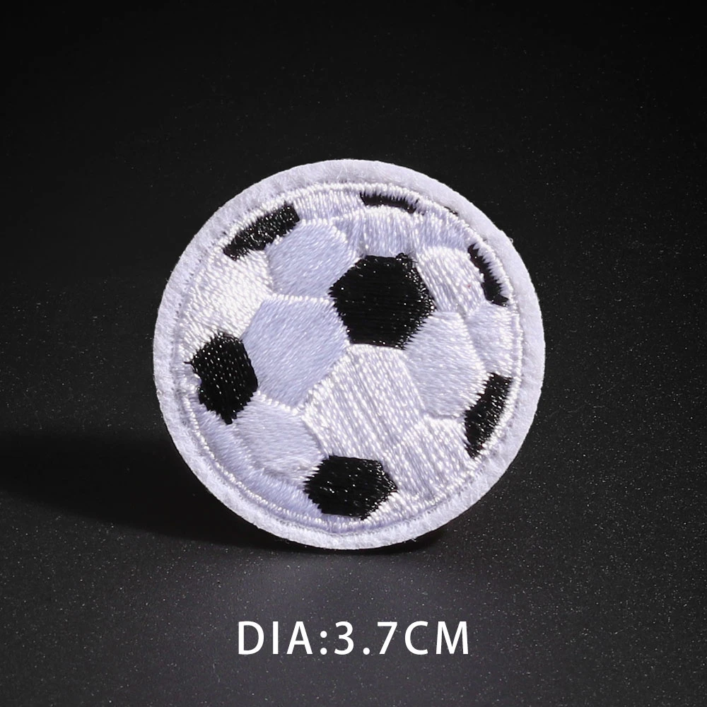 Изящный спортивный бейсбол баскетбол заплатка для одежды Декор 3D Diy вышитый Футбол регби мяч аппликации малыш Бейджи для одежды - Цвет: N3-BT3779