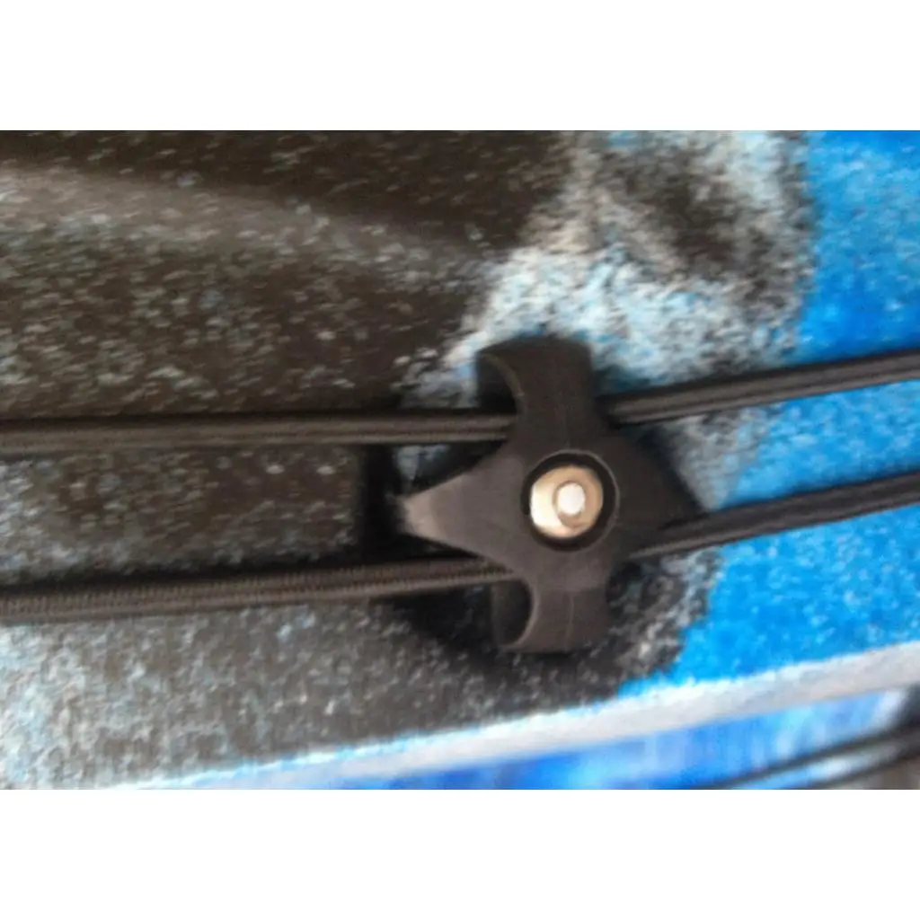 6pcs Nylon Kayak Tie Down Bungee Deck Line Guide Fitting Anchor Accessory