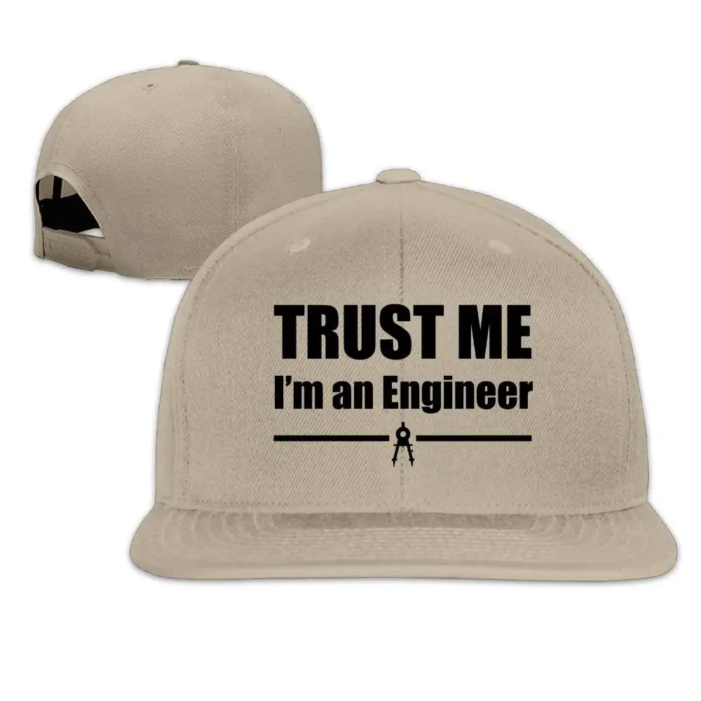Trust Me I'm An Engineer Бейсболка унисекс с плоским козырьком