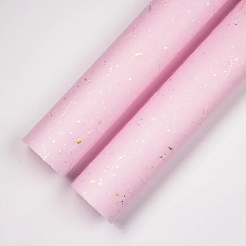 Pink 5 шт./компл. Высший сорт 60*60 см оберточная бумага для цветов DIY идеальный подарок упаковка художественное оформление обложка книги украшения - Цвет: Pink