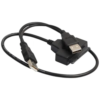 

New HD HDD Hard Drive Adapter Converter Cable USB 2.0 to IDE SATA S-ATA 2.5 Backwardly compatible with USB 1.0 F827
