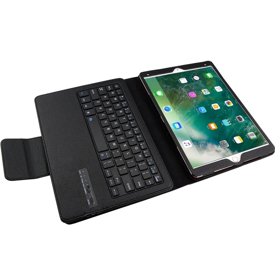 Для ipad Pro 10,5 чехол с bluetooth клавиатурой личи зерна pu кожаный защитный чехол для Apple ipad air 10,5 дюймов coque