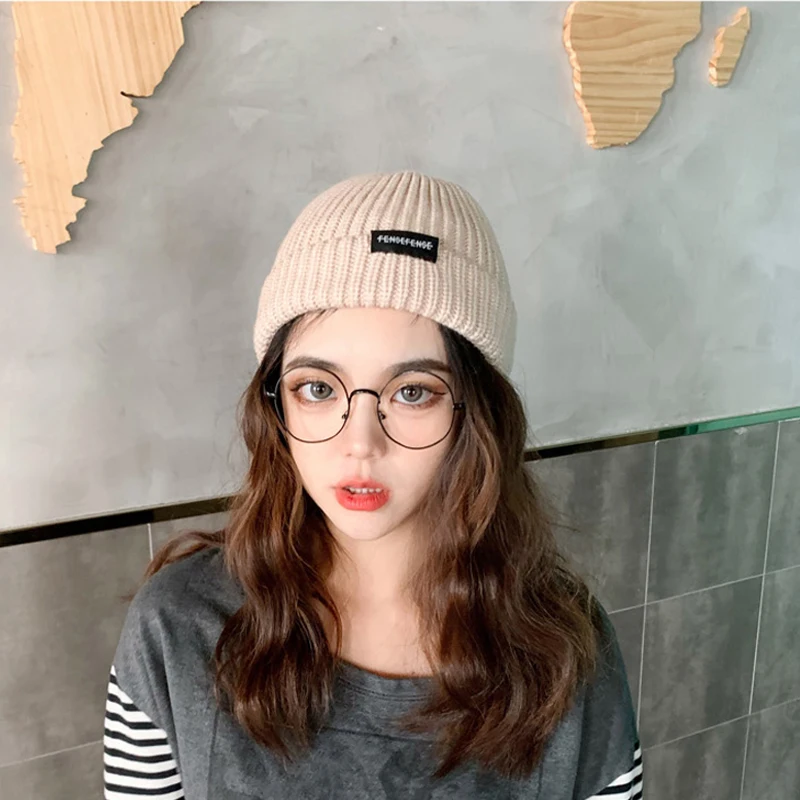 Женская вязаная шерстяная шапка унисекс, кепка, купол, gorro, harajuku, регулируемая надпись, винтажная, для взрослых, на каждый день, броня, гусь, земля, костюм, деталь bf