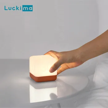 

Creative ON-OFF Flip LED Night Light Smart Portable USB Rechargeable Desk Light Baby Kids Bedroom Lamp Birthday Festive Gift