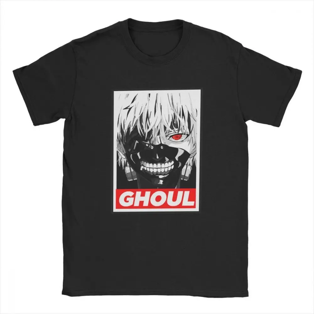 

Tyburn Men Tokyo Ghoul T Shirts Japanese Anime Kaneki Ken Cotton Clothes Casual Short Sleeve Crewneck Tees Party T-Shirts